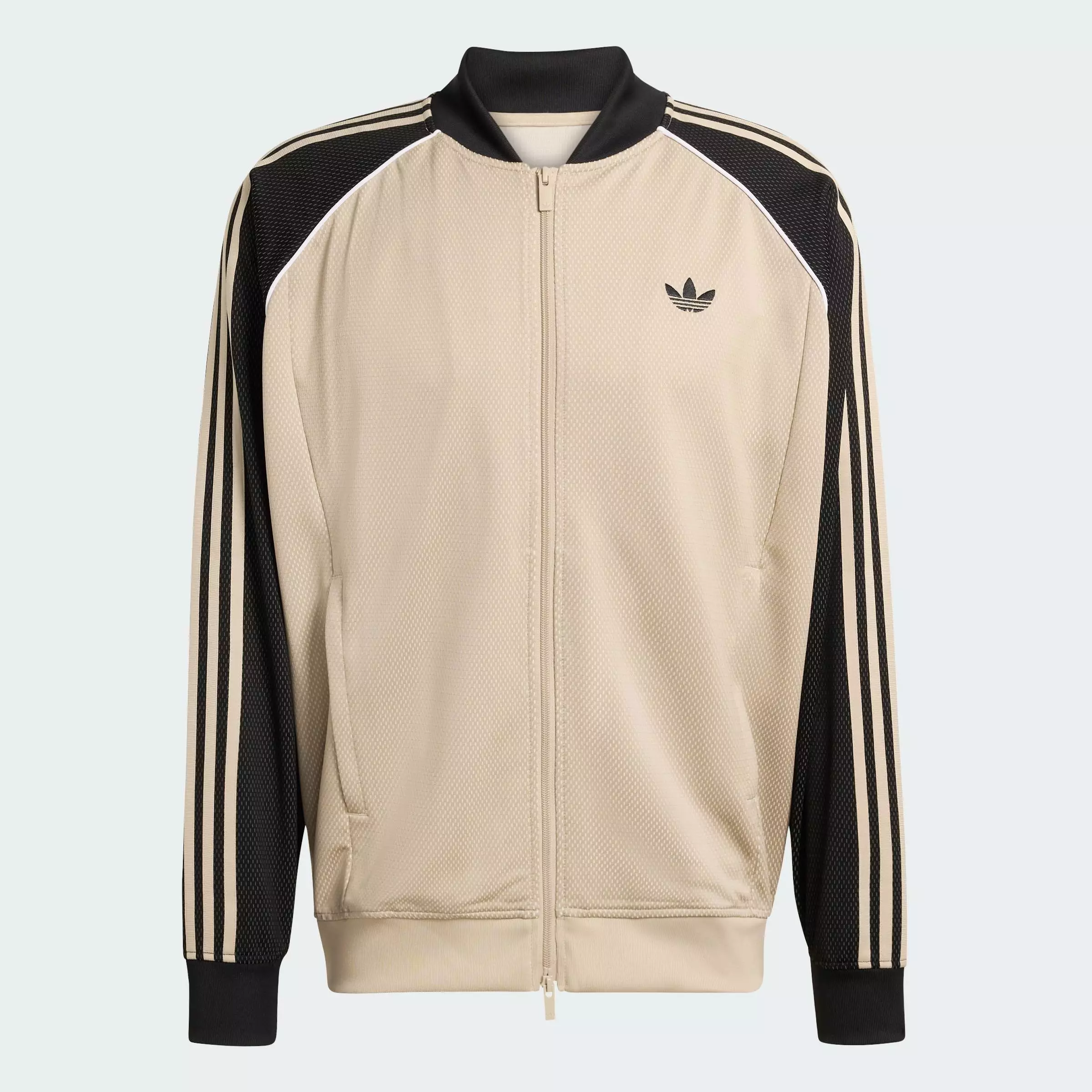 Lifestyle LOOSE MESH TRACK TOP Men Beige KE0114