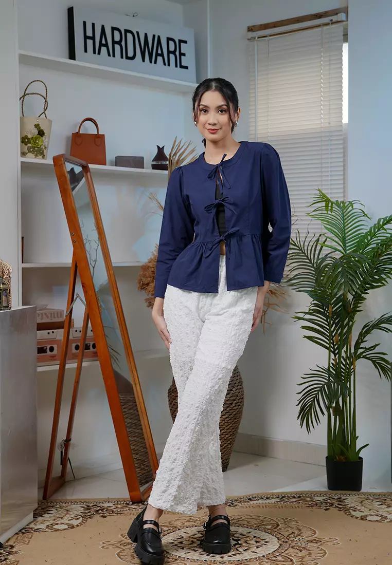 Jual Hardware Hardware Clothing Outer Wanita Hardware Outer With Ribbon ...
