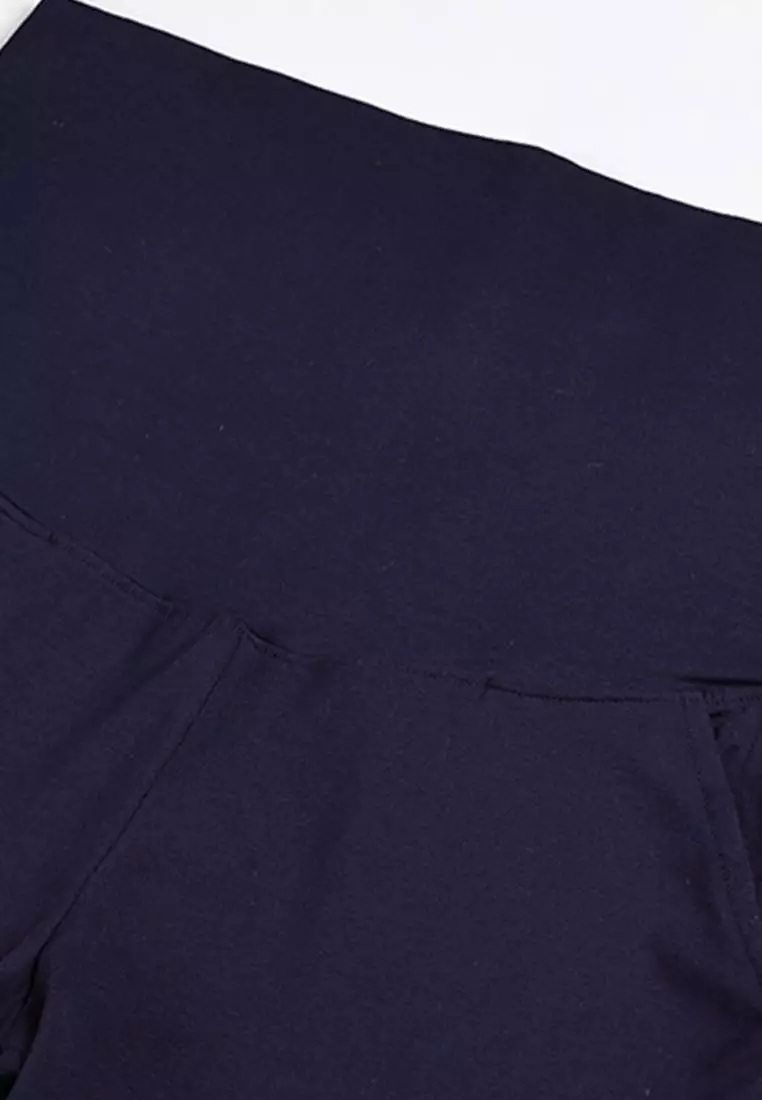 Comfy Maternity Leggings Navy Blue