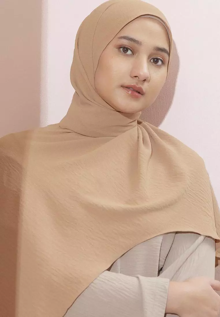 Zeera Shawl (Pashmina Melayu Lozy x Nadzira) Caramel