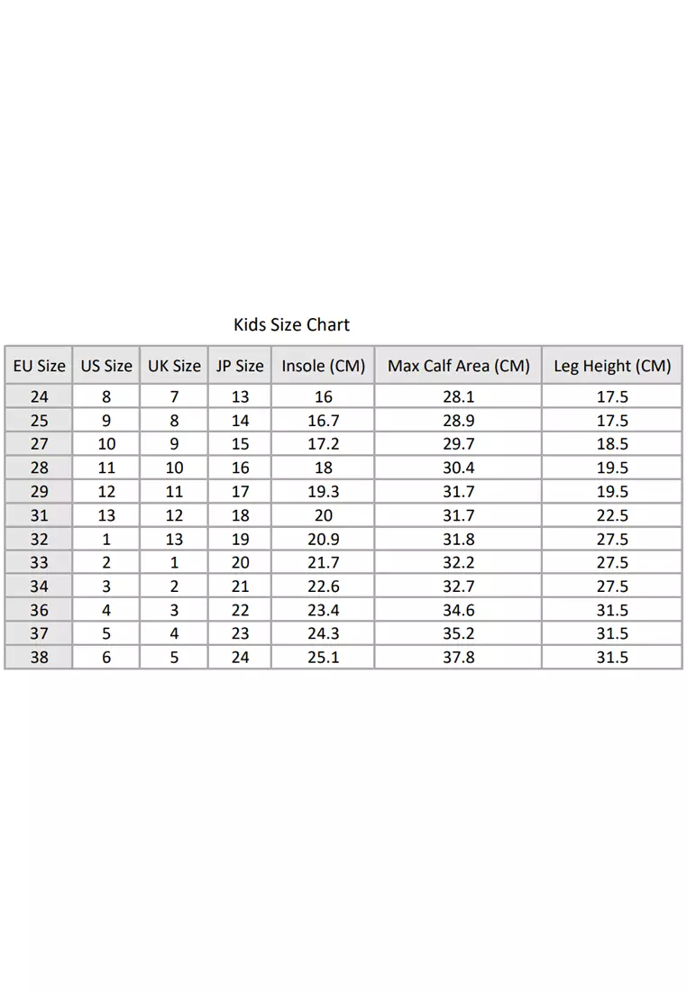 Size Guide Hunter Wellies Kids Size 10 Size Guide Hunter Wellies