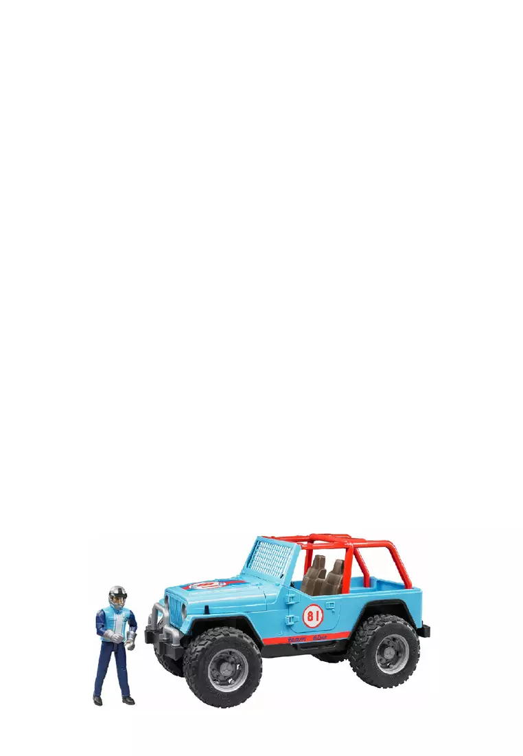 Bruder 2541 - Jeep Cross country Racer blue with driver