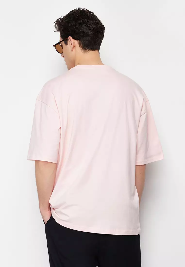 Powder Oversize/Wide Cut Basic 100% Cotton T-shirt TMNSS22TS0318