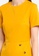 ZALORA WORK yellow Button Detail Mini Dress B391CAADBD0679GS_3