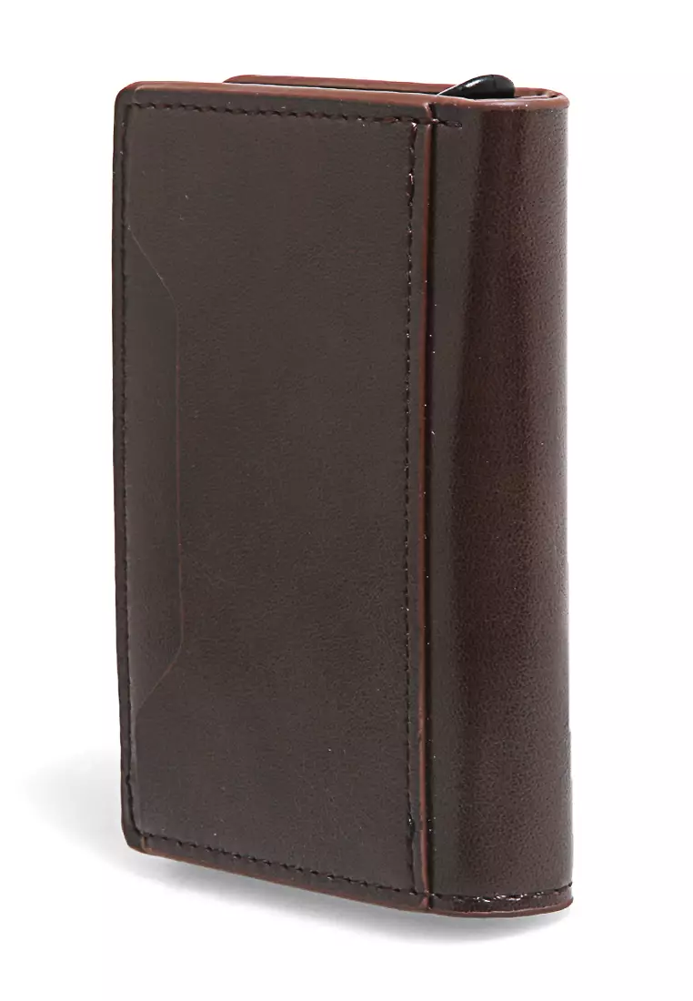 Dompet Kartu Unisex Card Wallet Simple Design Many Slot Material Leather ORIGINAL