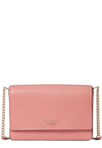 Buy Kate Spade Kate Spade Spencer Flap Chain Wallet Crossbody Bag in Serene  Pink K4563 2023 Online | ZALORA Singapore