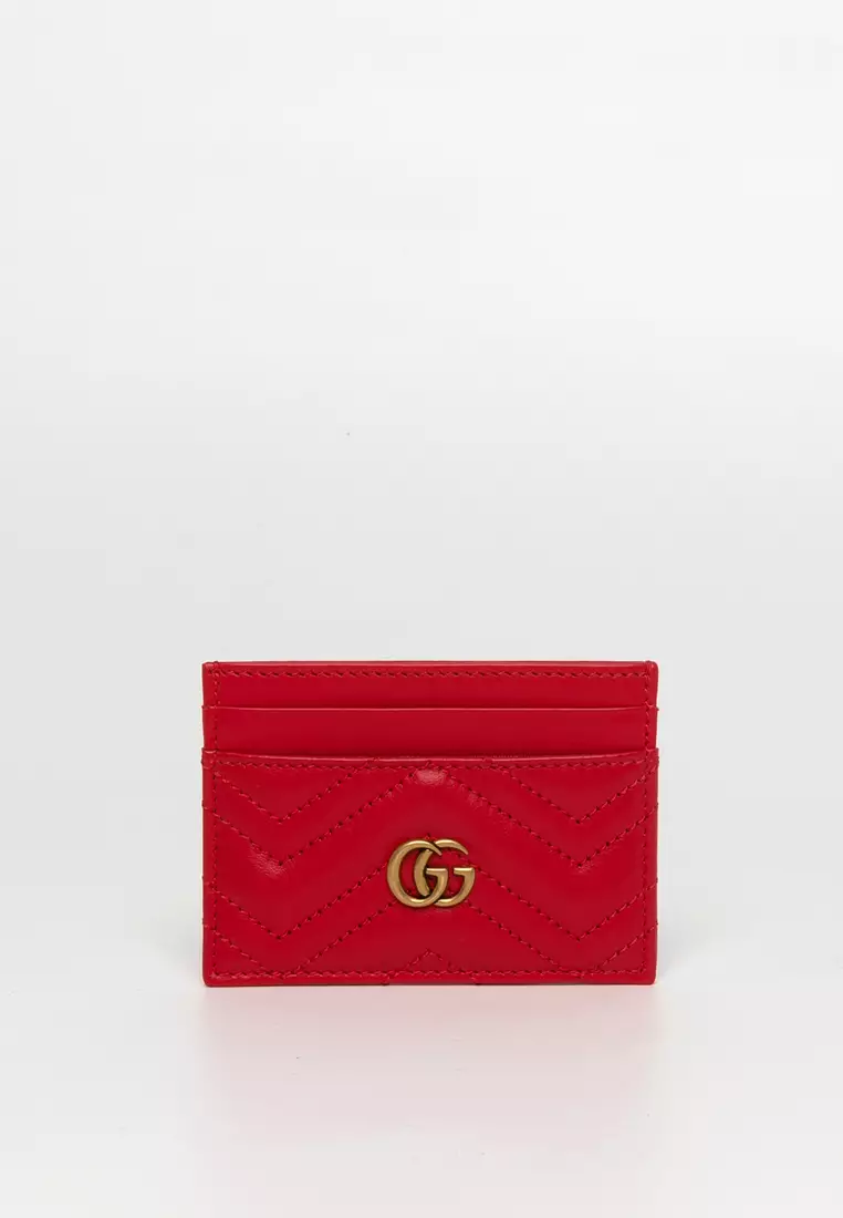 Gg marmont matelassé wallet on sale price