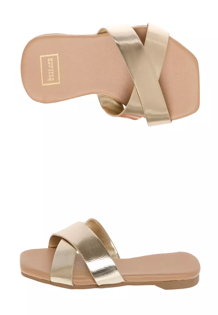 Women's PU Bobbie Xband Slide Sandal