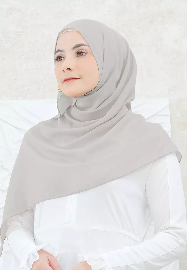 Cotton Bee - Ramya Shawl | Pashmina Viscose - Warm Grey