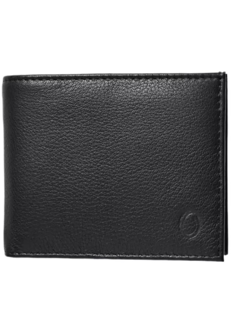 Buy Oxhide Wallet Men Black with coin pouch -Bifold Lucky Wallet