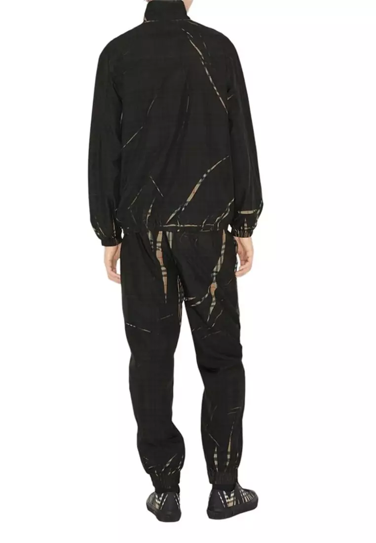 Sliced Check 風衣(黑色)