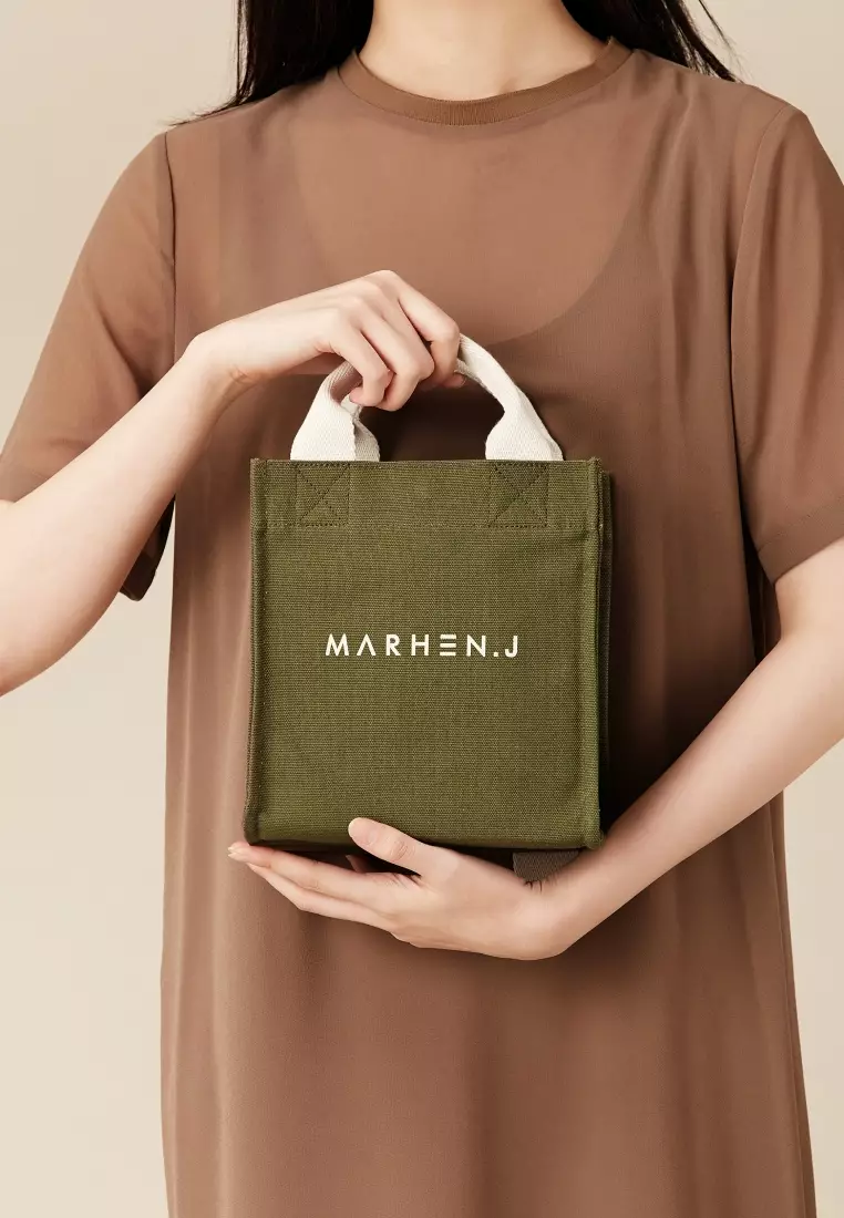 RICKY MINI Canvas Crossbody Bag Moss Green