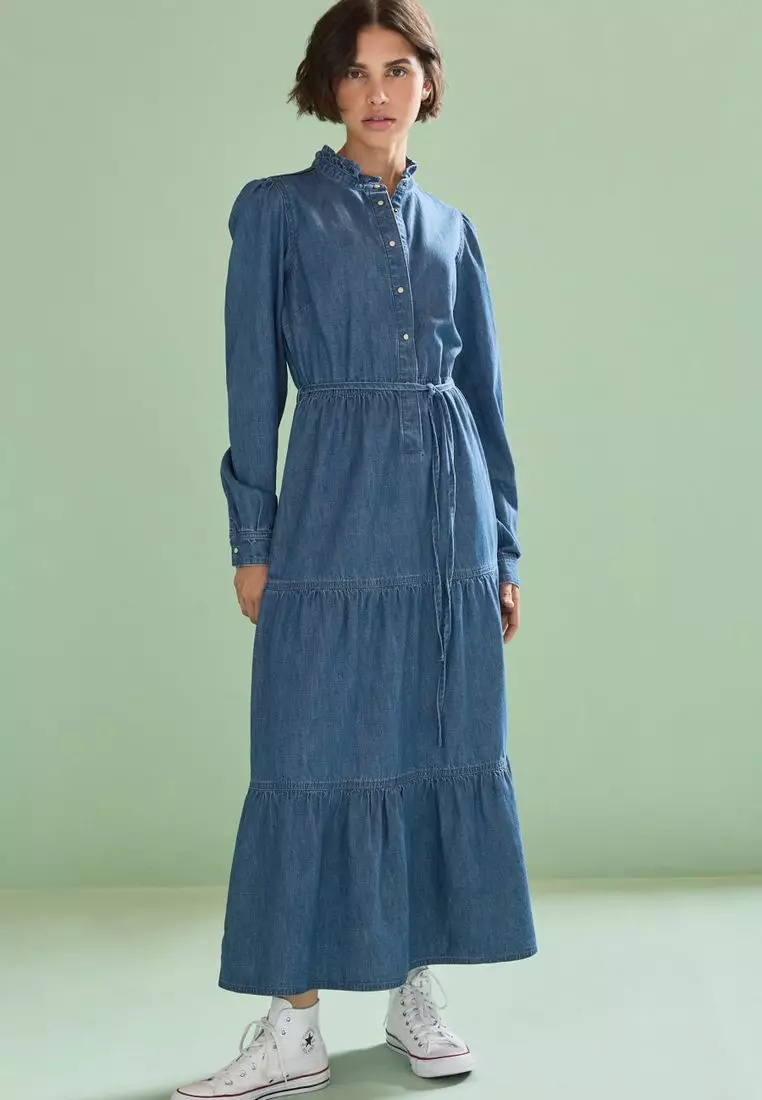 Denim dresses deals at next