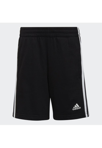 ADIDAS black essentials 3-stripes shorts E523FKA3681F2CGS_1