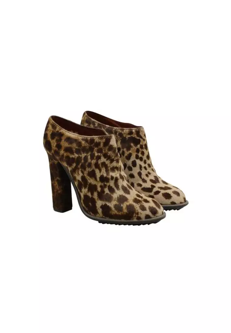 Pony hair ankle on sale boots