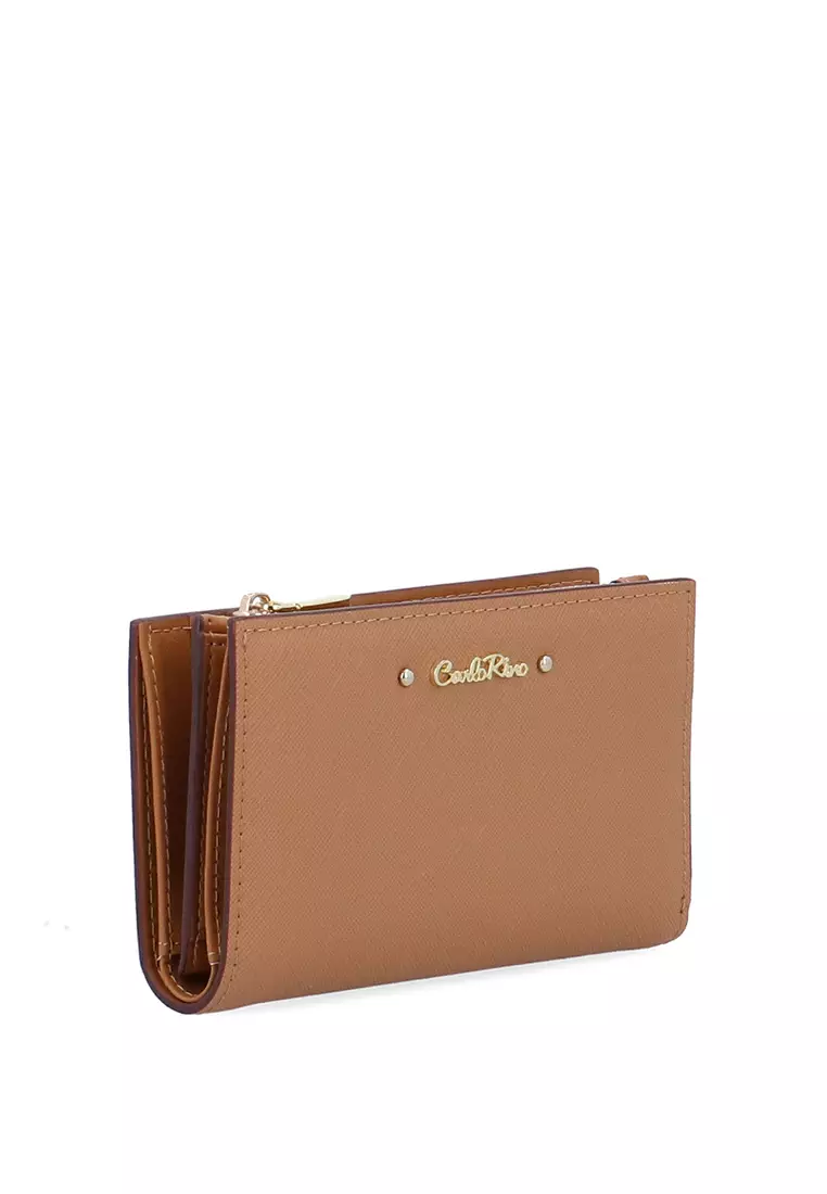 Gabbie Short Wallet - Dark Beige