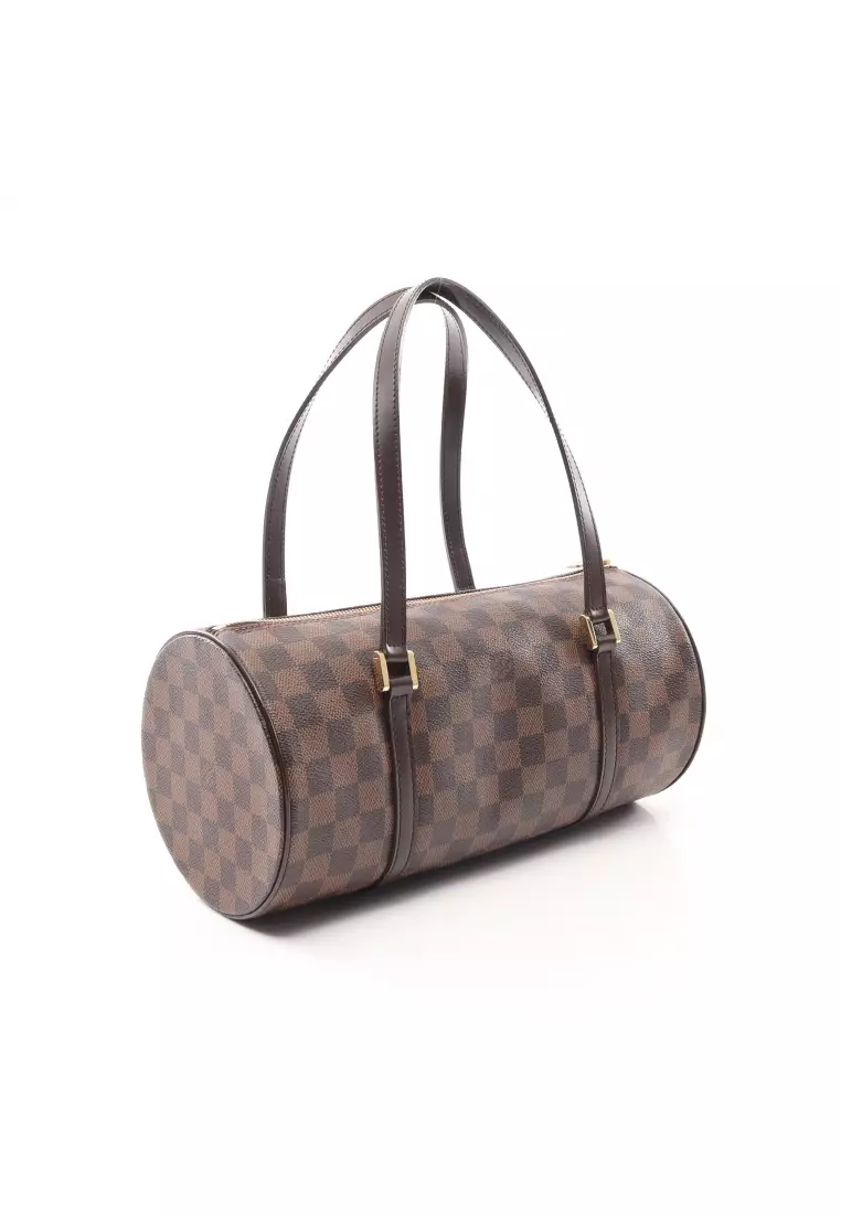 Brown Louis Vuitton Damier Ebene Papillon 30 Shoulder Bag