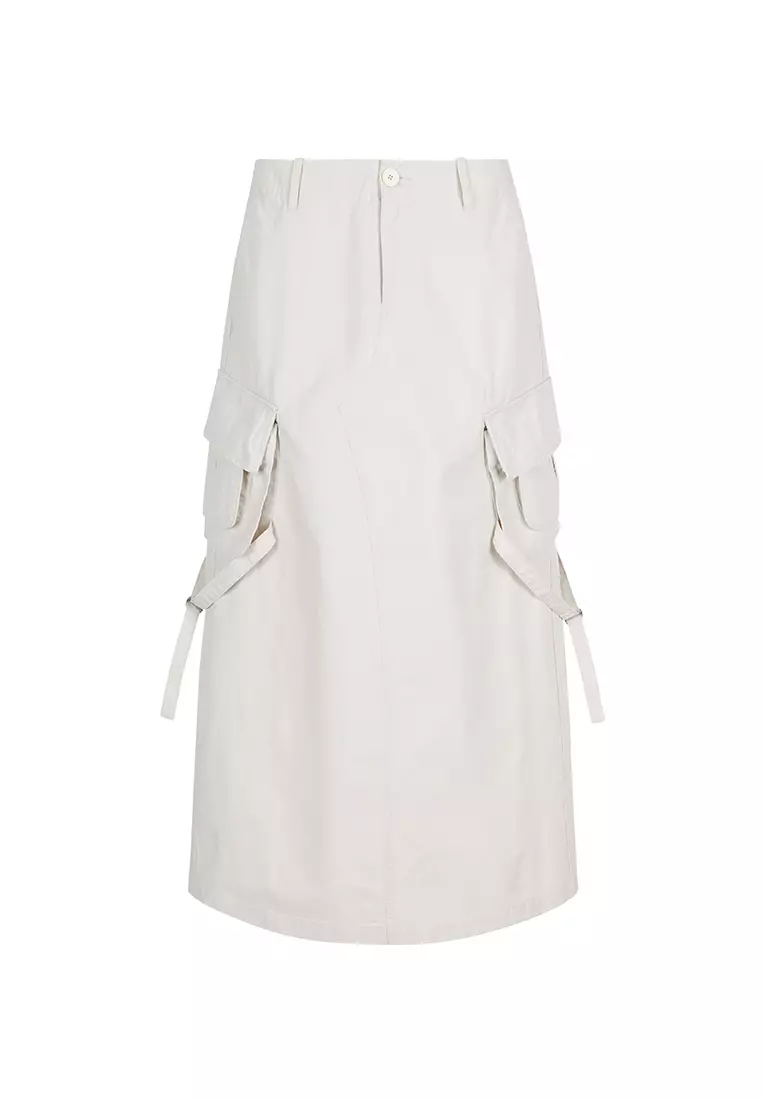 Long waist skirt with laces