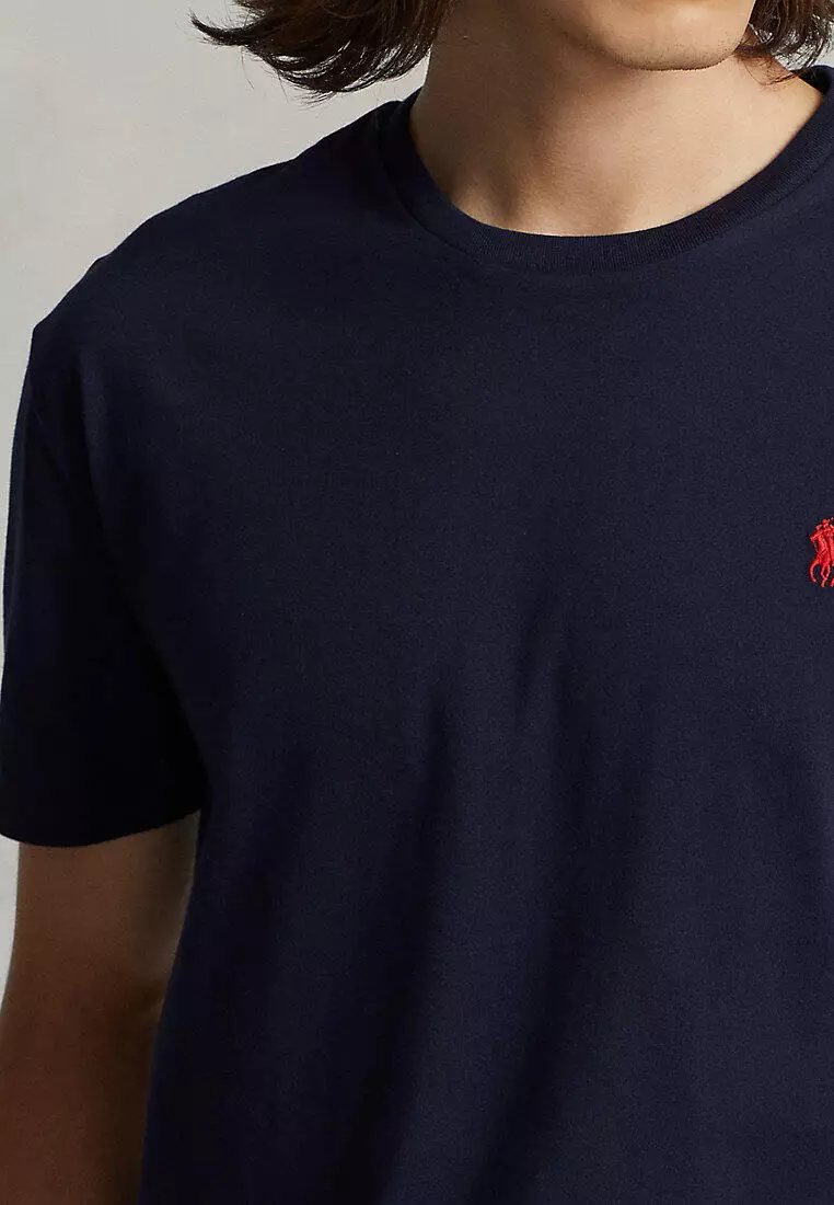 Custom Slim Fit Jersey Crewneck T-Shirt