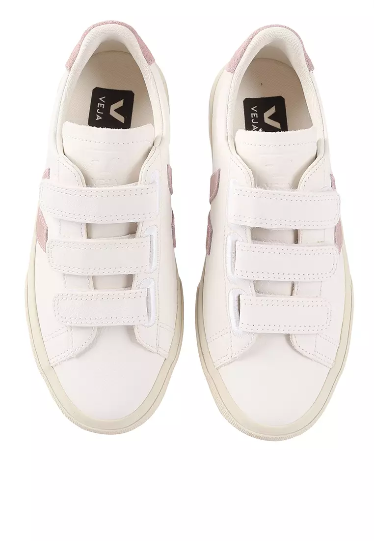 【関税込み】Recife Logo Sneakers - Veja - White/Beige - Leat RECIFE LEATHER WHITE PETALE | VEJA