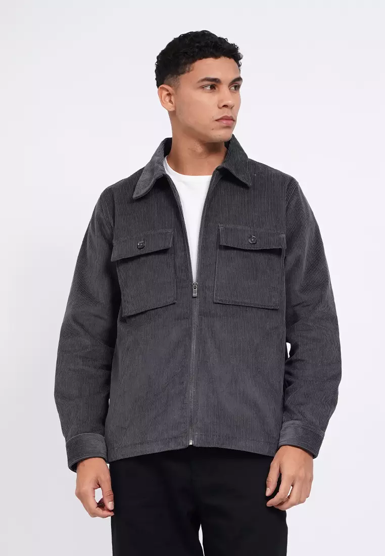 Full Zip Corduroy Jacket