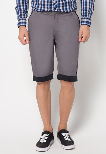 Listed Twill Short Pants