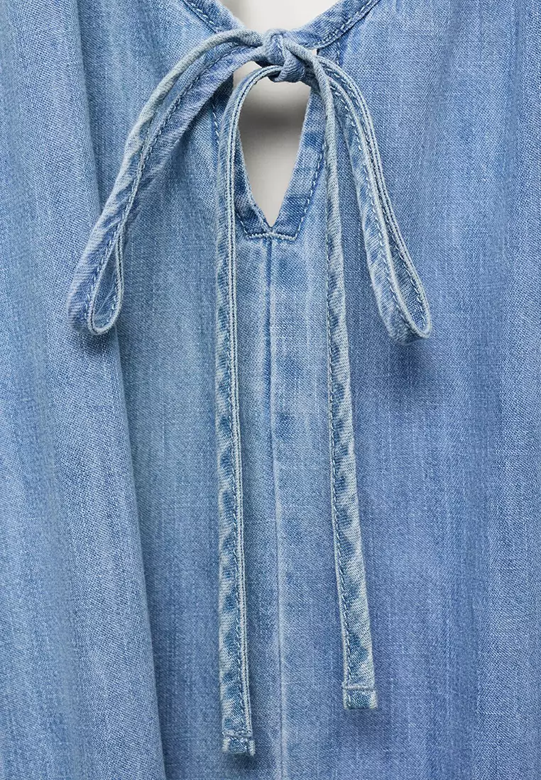 Strappy Denim Dress