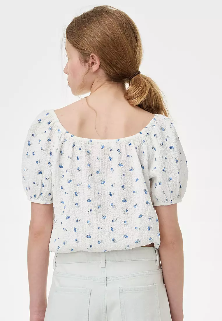 Cotton Rich Patterned Top