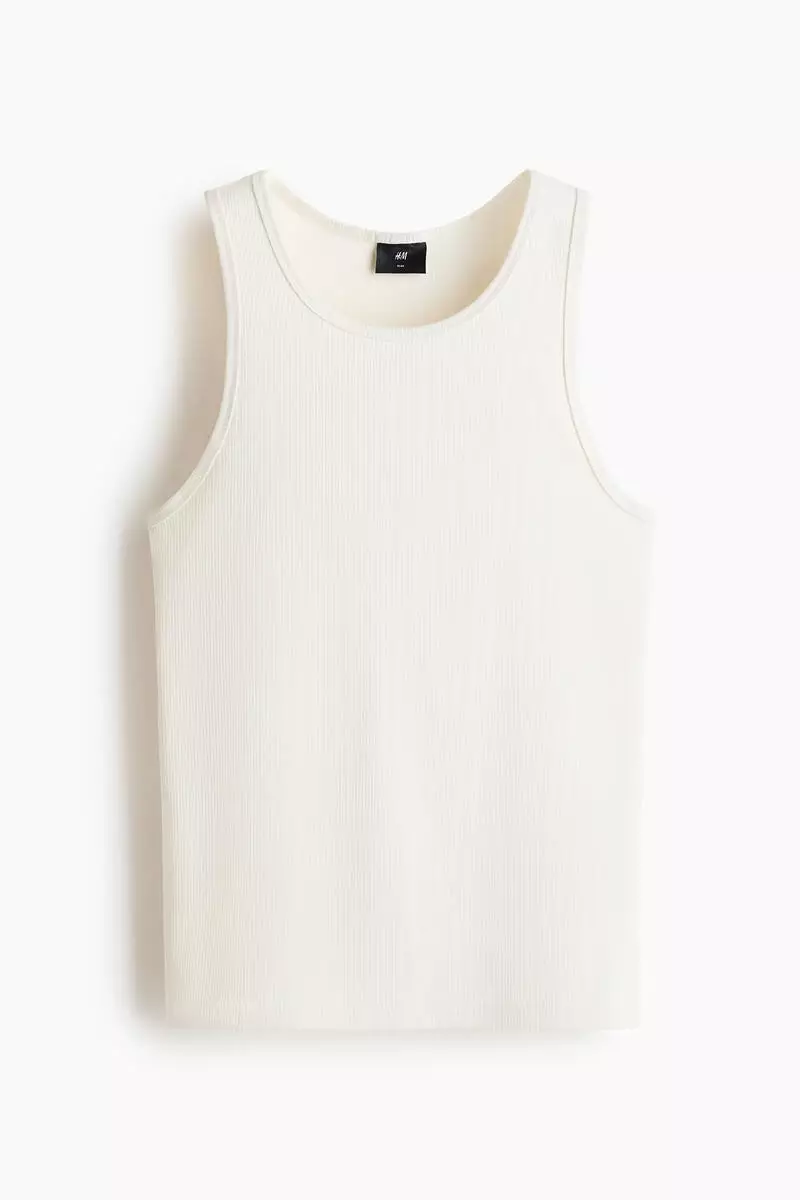 Slim Fit Ribbed vest top