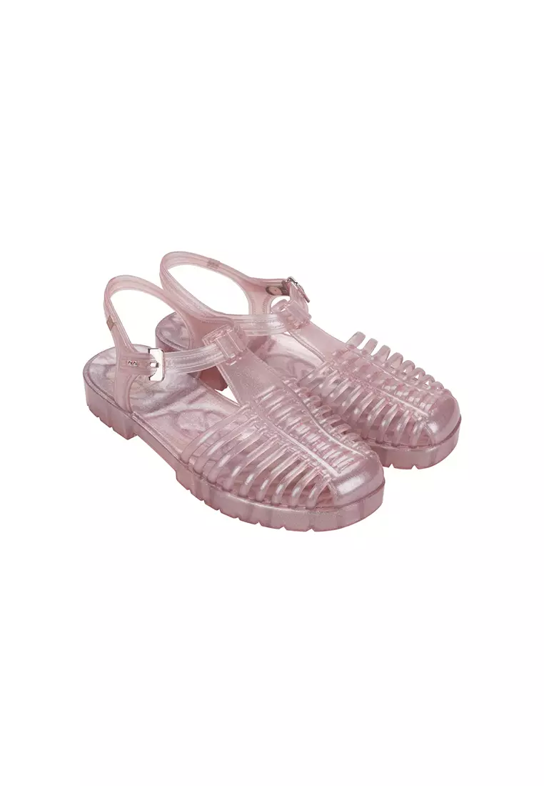 Discount on Zaxy  shoes - SKU: Zaxy Be New Sand Glitter Nude Comfortable Sandals for Ladies