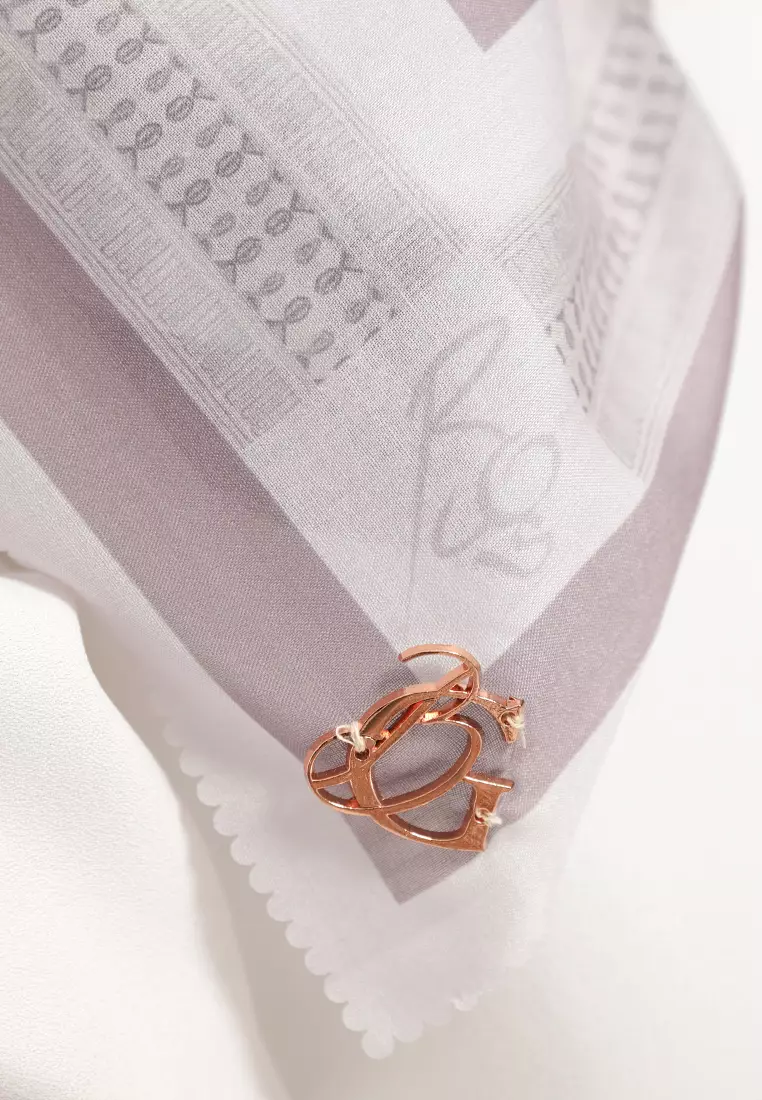 Sofia Classic Voal Scarf in Nude Purple By Brilliant Girl Warna NUDEPURPLE