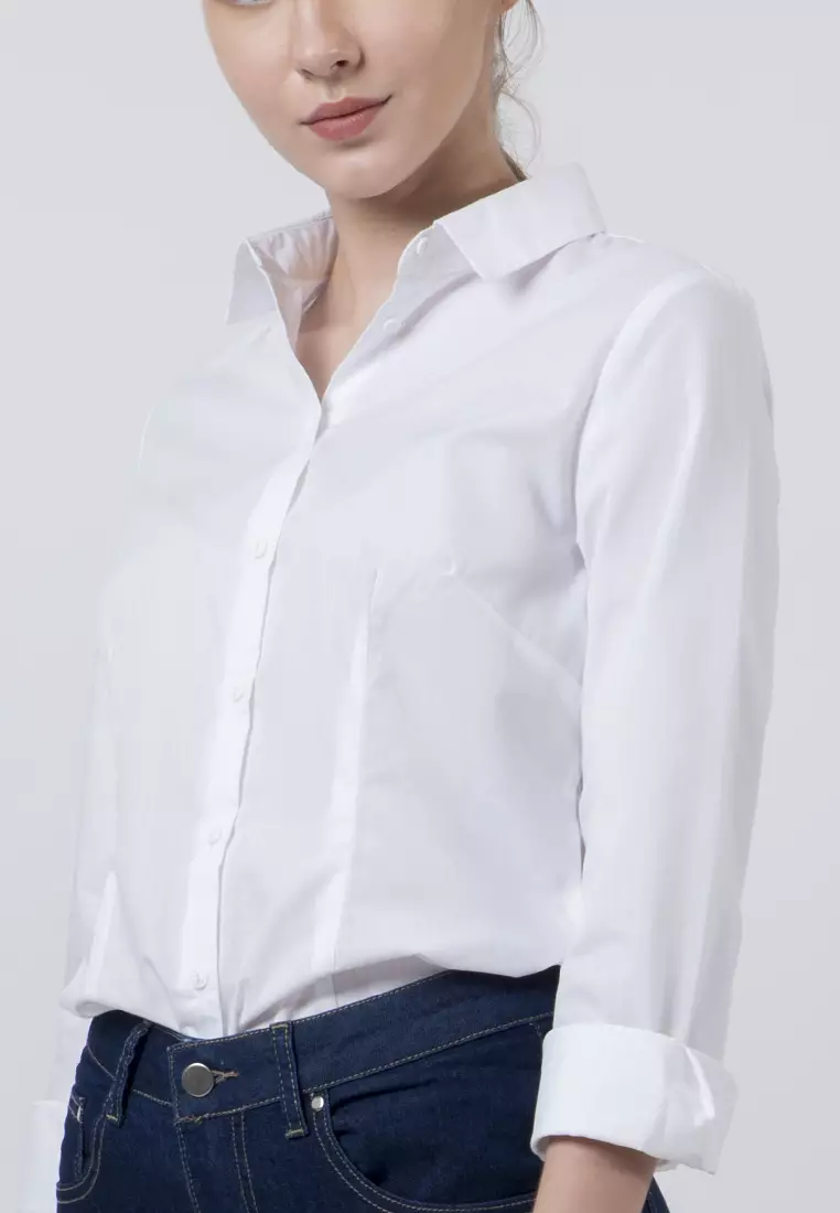 Basic Slim Fit Long Sleeve Shirt