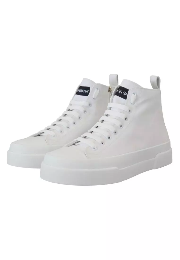 White canvas high tops cheap outlet
