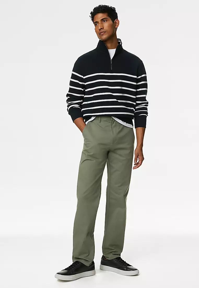 Regular Fit Stretch Chinos