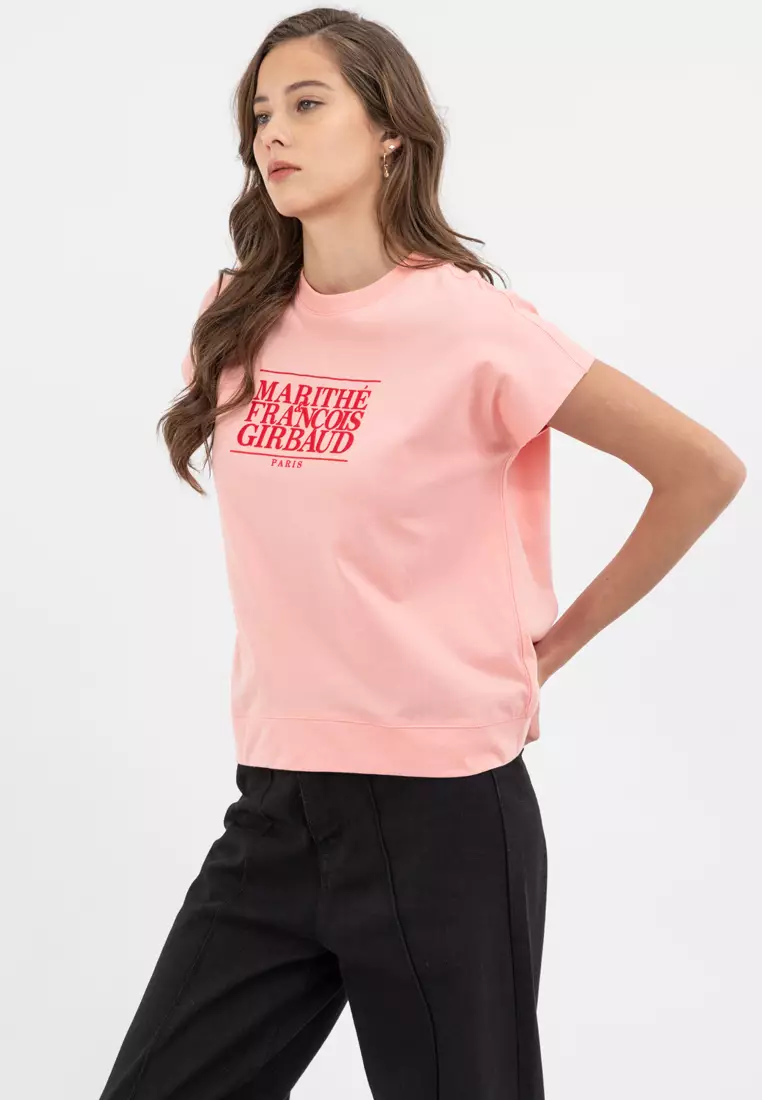 Ladies Kayla 1972 Tee Peach Pearl