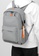 Lara grey Men's Plain Water-proof Wear-resistant Nylon Zipper Backpack - Grey CFE90AC4FE43D9GS_6