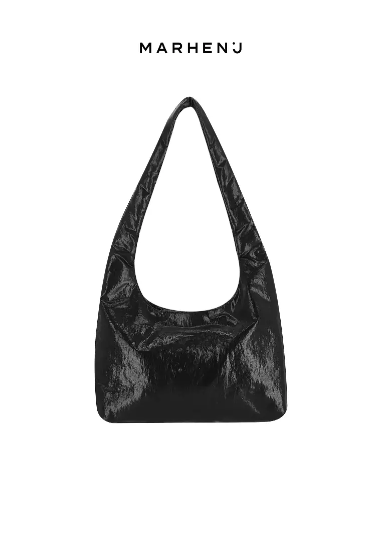 DEW Nylon Shoulder Bag Black