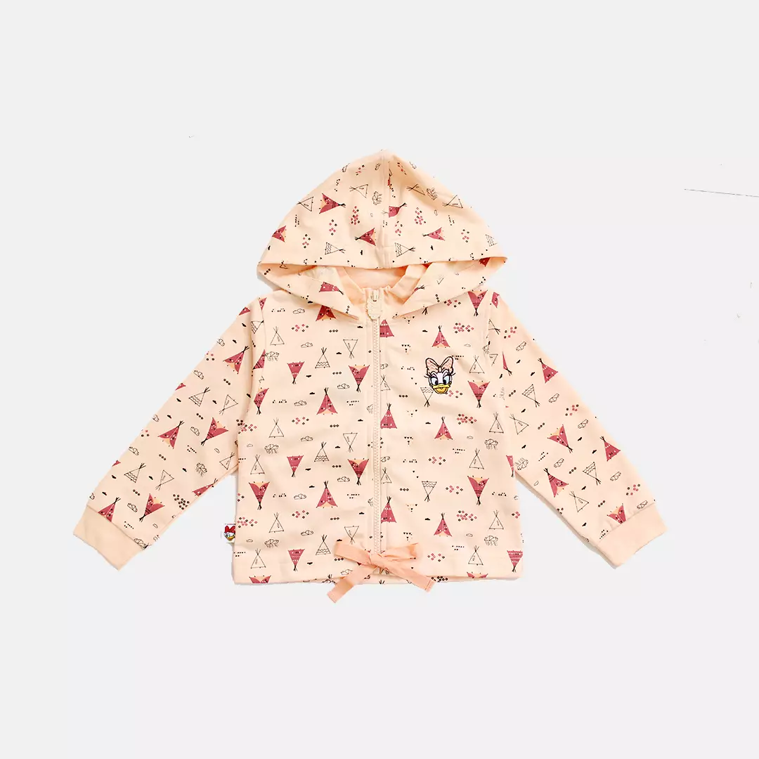Jacket/ Jaket Anak Perempuan Peach/ Daisy Love It