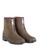 Twenty Eight Shoes brown VANSA Zipper Mid Rain Boots VSW-R18789 DDD36SHB5B4C14GS_3