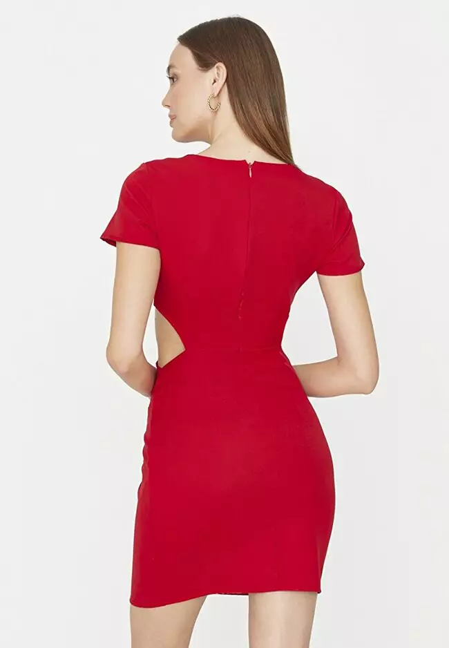 Red discount dresses mini