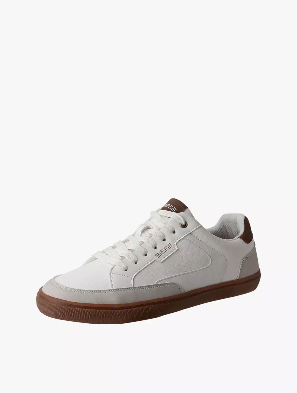 Payless State Street Mens Jaunt Casual Sneakers - Ivory_01