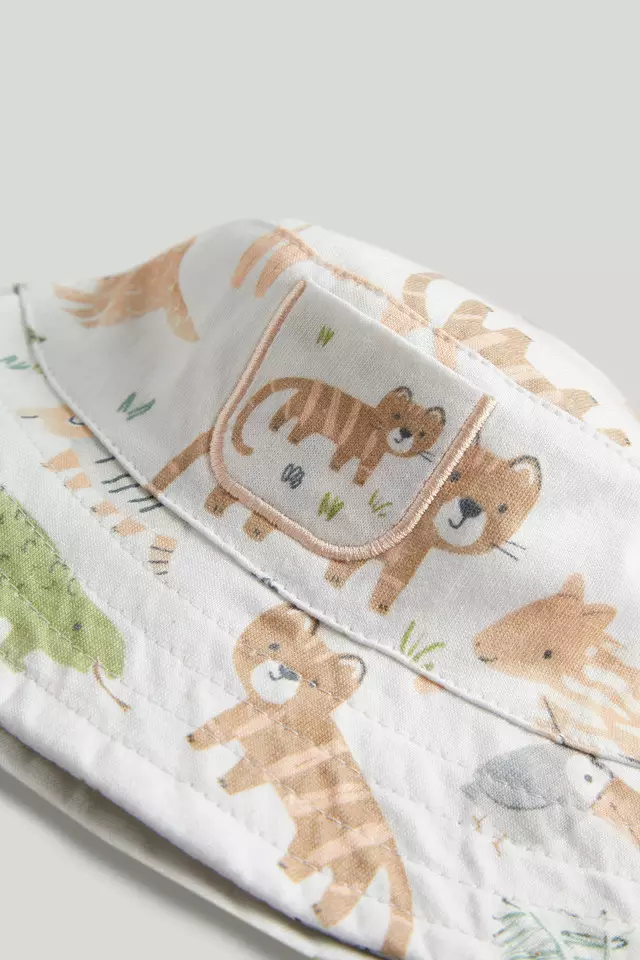 Mothercare Safari UPF50 Sun Hat - Topi Bayi Laki-laki (Multi)