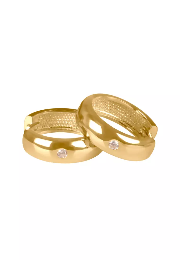 Solo Bold Hoops 14k Gold