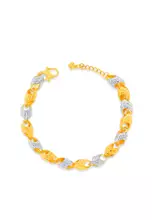 916/22K Gold - L Size (Two-Tone Gold)