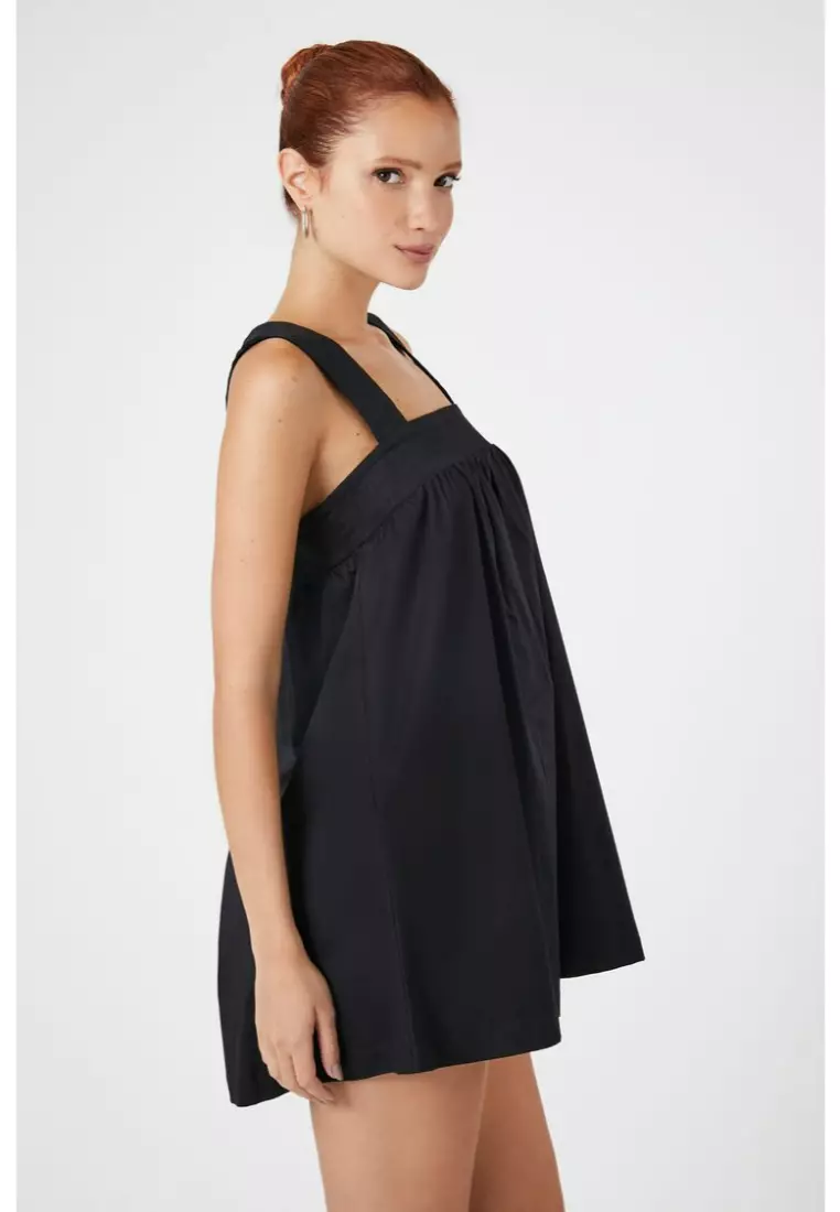 Buy FOREVER 21 Mini Cotton Blend Shift Dress 2024 Online ZALORA