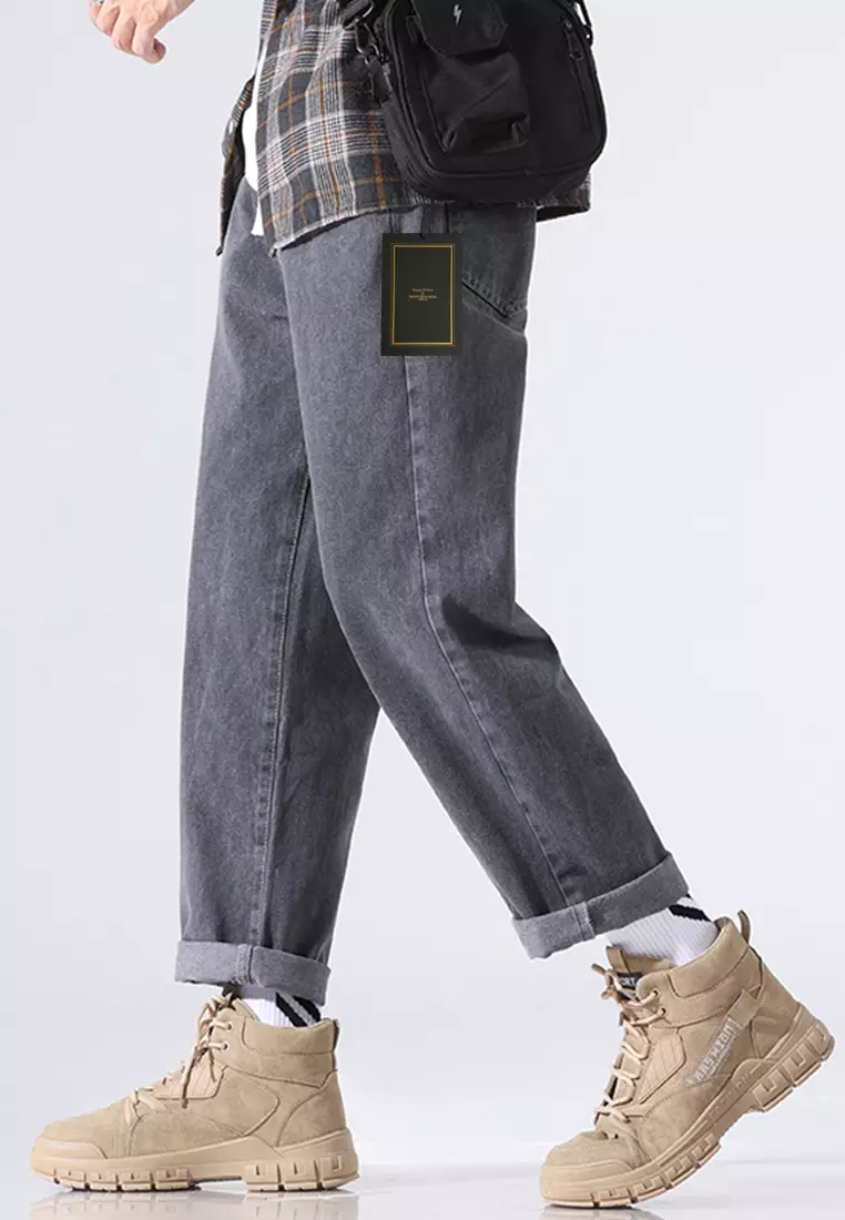 Tapered Washed Jeans AY-LS336