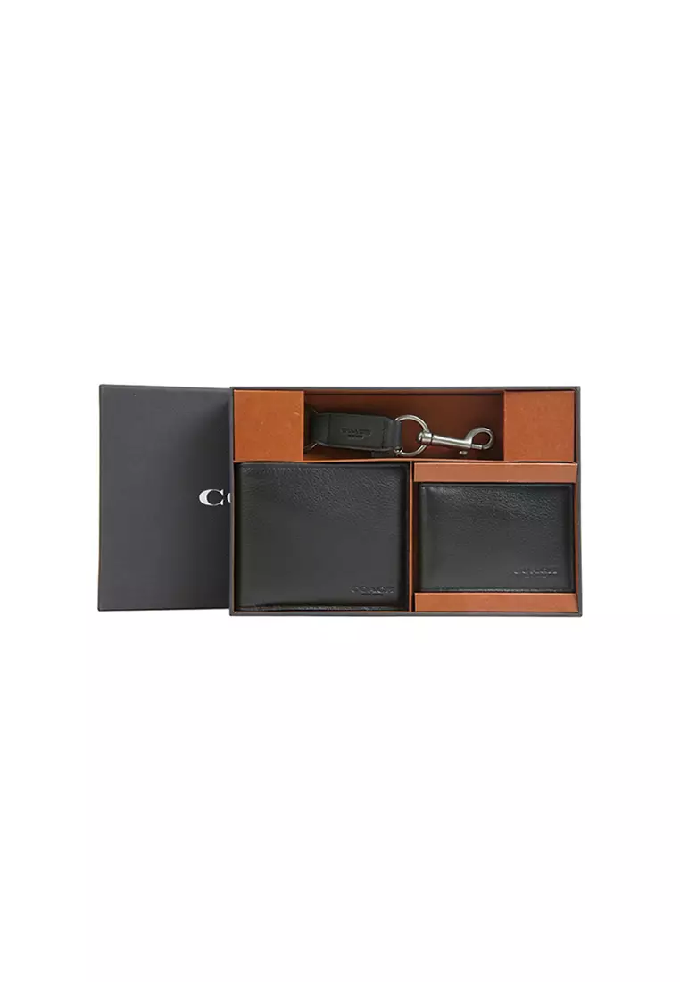 Mens black best sale coach wallet