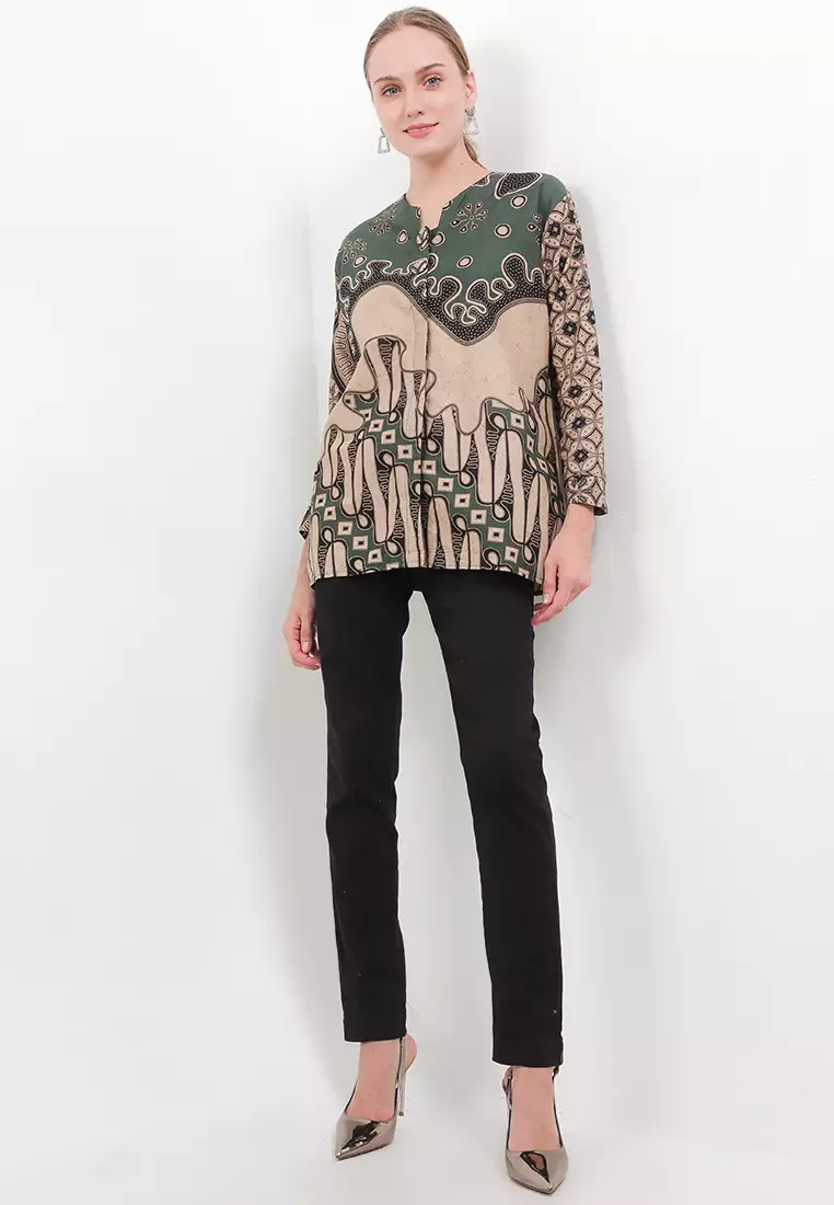 Banyuaji Blouse Batik Exclusive Premium Wanita Casual Modern