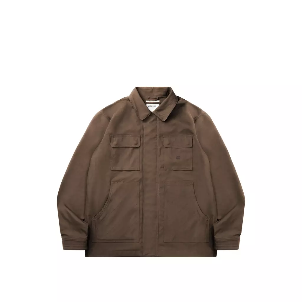 Shephered Parka Jacket Jaket Pria Wanita Outdoor Praktis - Cokelat