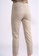 miss Viola beige CHECK TAPERED PANTS WITH LEATHER BELT 66191AA672CA84GS_4